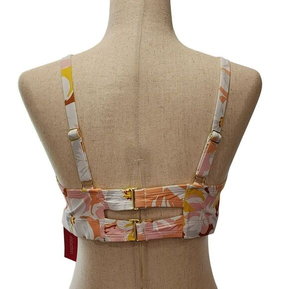 Xhilaration Floral Bralette Bikini Top Junior Plus Size 14W - Picture 4 of 15